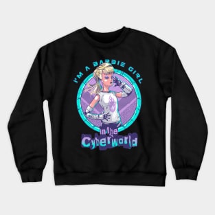 Barbie in the Cyberworld Crewneck Sweatshirt